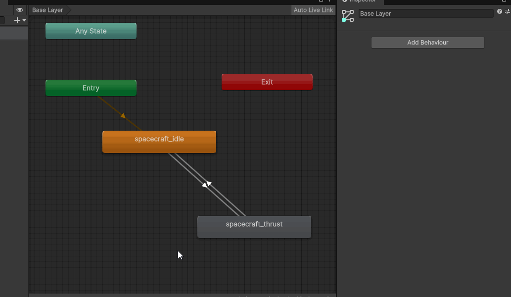 Animated gif of setting animation conditions