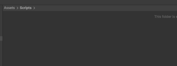 Gif recording of creating a MonoBehavior script within the unity editor