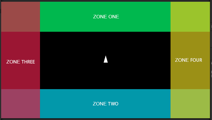 Image showing different asteroid spawn zones