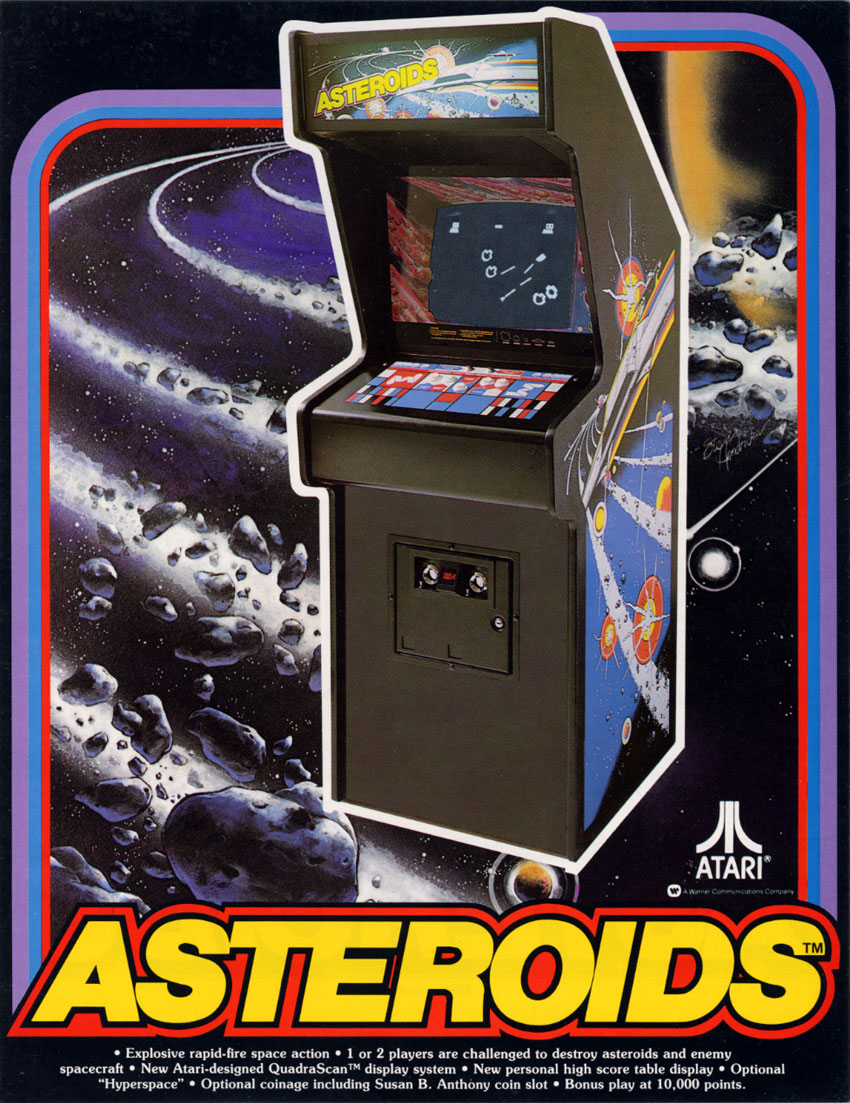 Asteroids advertisement
