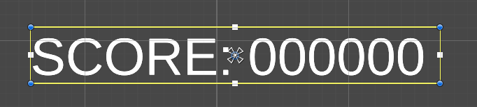 Image showing the anchor point of a text object
