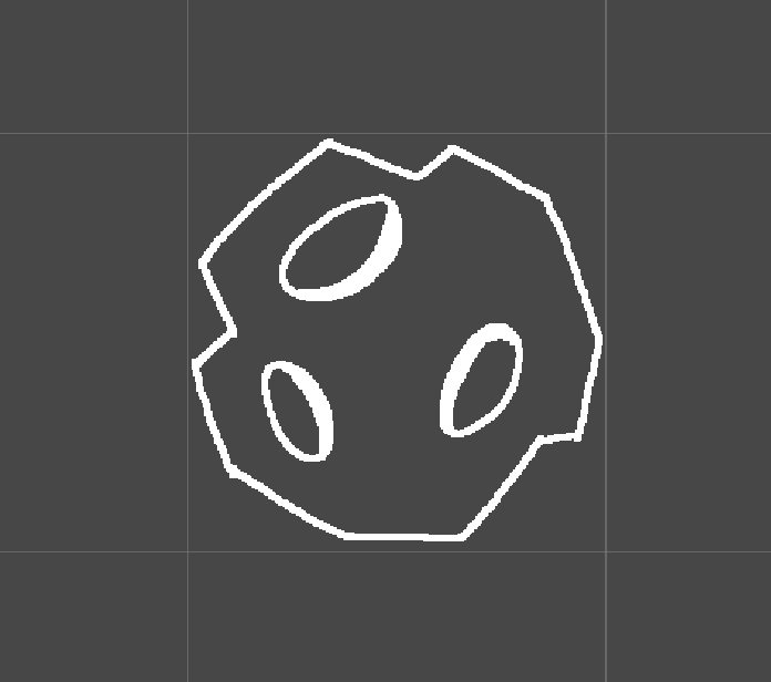 Image of asteroid png filling a single unit
