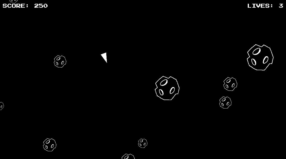 Image showing sprite is being use for all asteroids