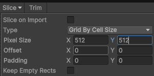 Image of grid by cell size options