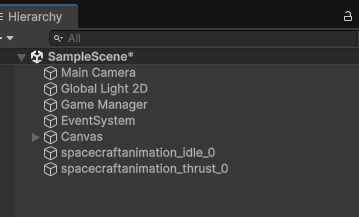 Image showing hierarchy with two animations