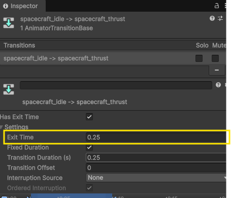 Image showing exit time of a quarter second