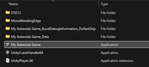 Image of build folder