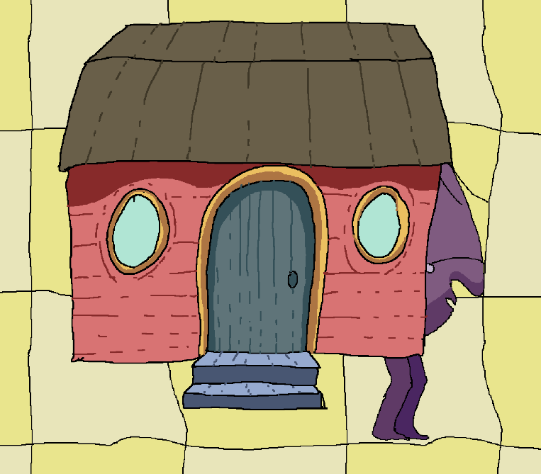 Image of default sort with house on top of player