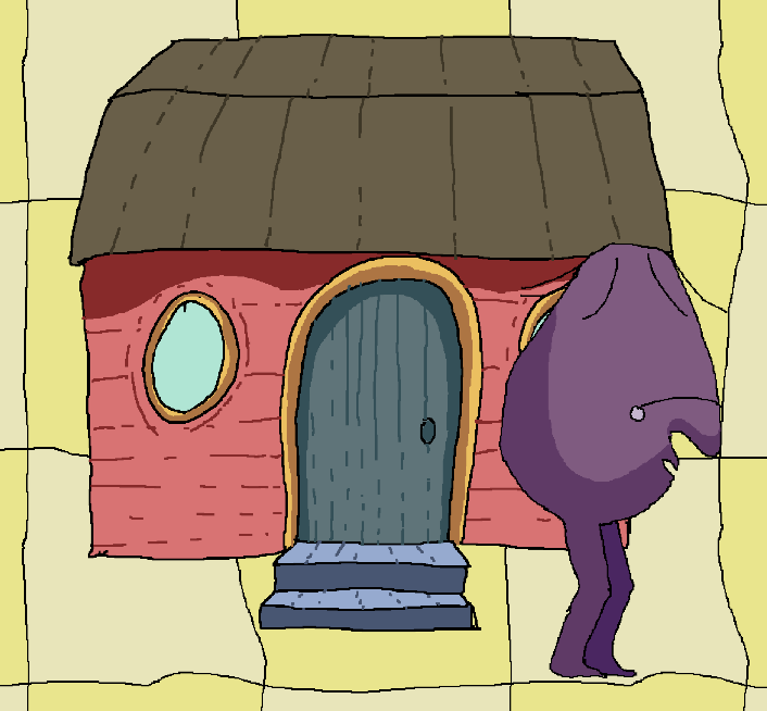 Image of custom axis sort with player on top of house