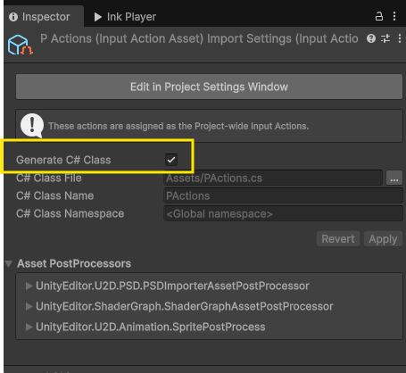 Image showing generate c# class option
