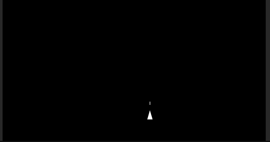 animated gif showing a launched projectile being destroyed after half a second